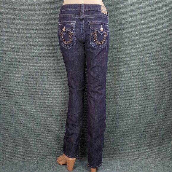 True Religion Straight Leg Beaded U Pocket Jeans Kitty Rescue! - Picture 6 of 14